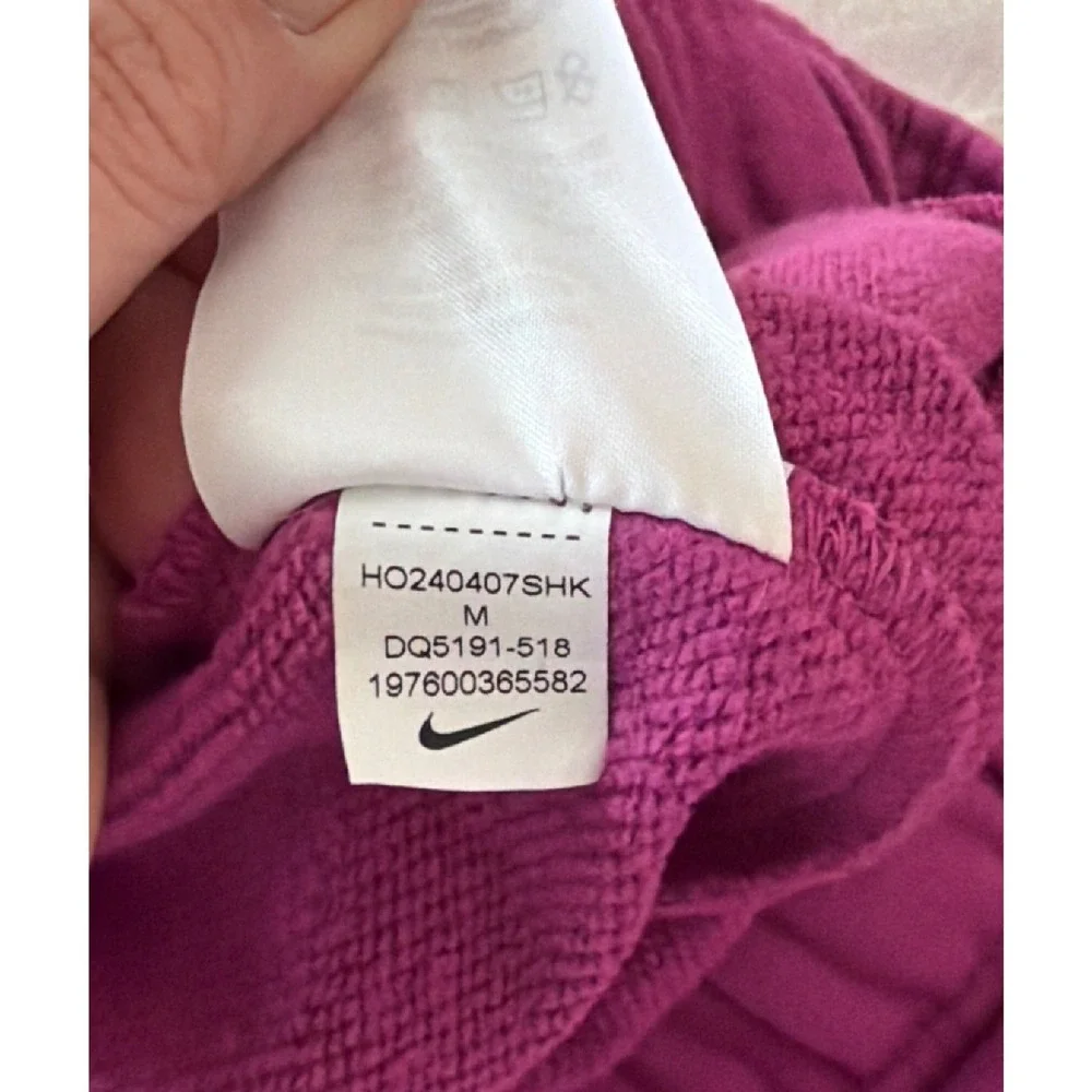 Nike Magenta Pink Nike Club Fleece Mid-Rise Jogger Sweatpants Size Medium